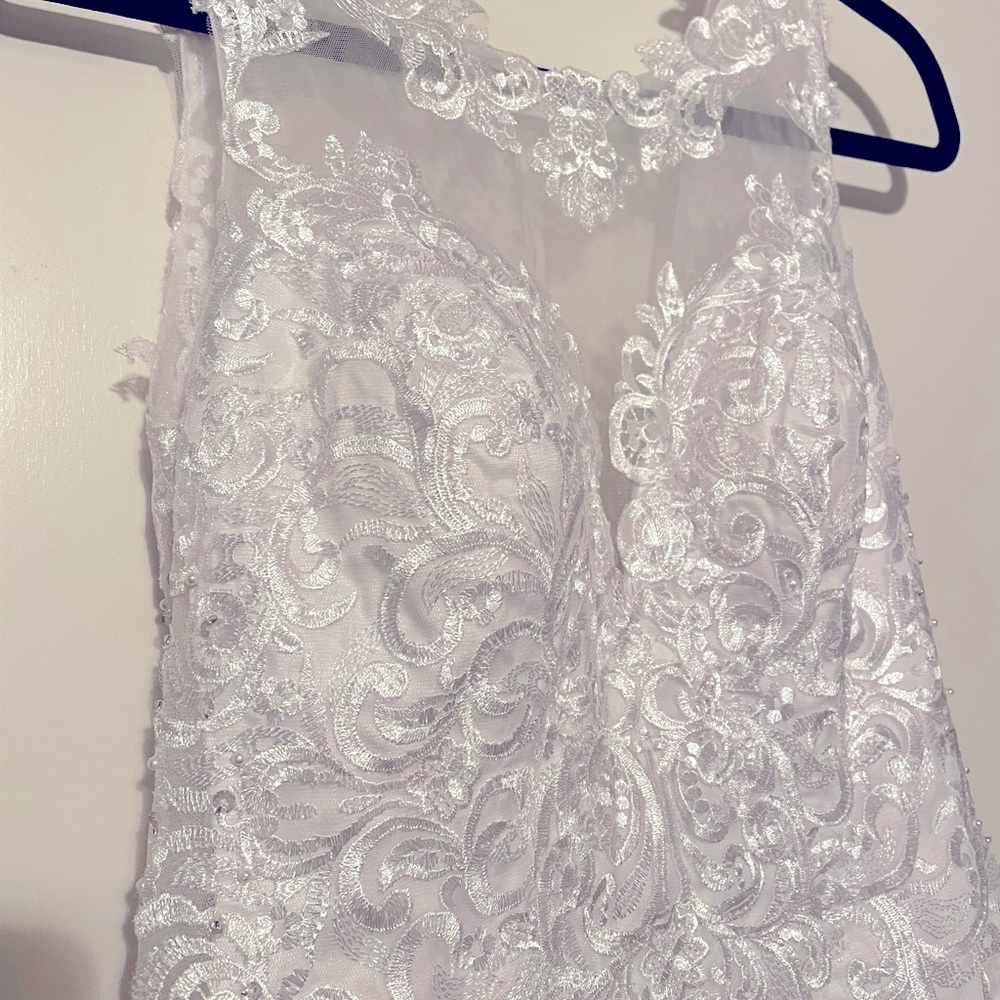 JJ House Lace Mermaid Wedding Gown